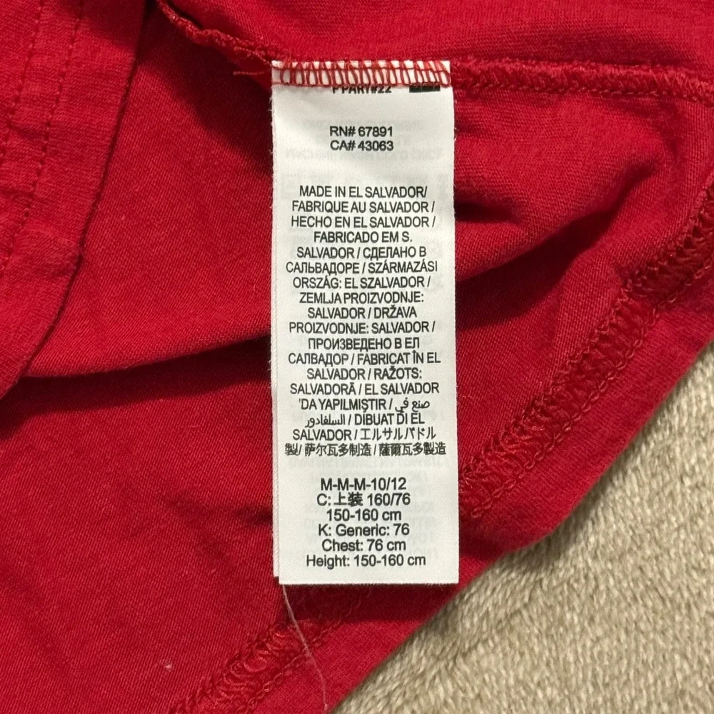 Nike Kids Tampa Bay Buccaneers Tom Brady 12 Red T-Shirt Medium 10/12 NFL Tee